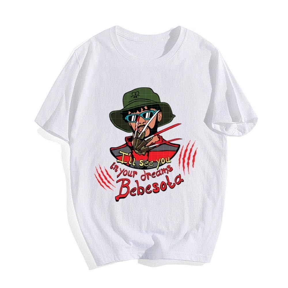 I’ll See You In Your Dreams Bebesota Bad Bunny Freddy Krueger T-Shirt
